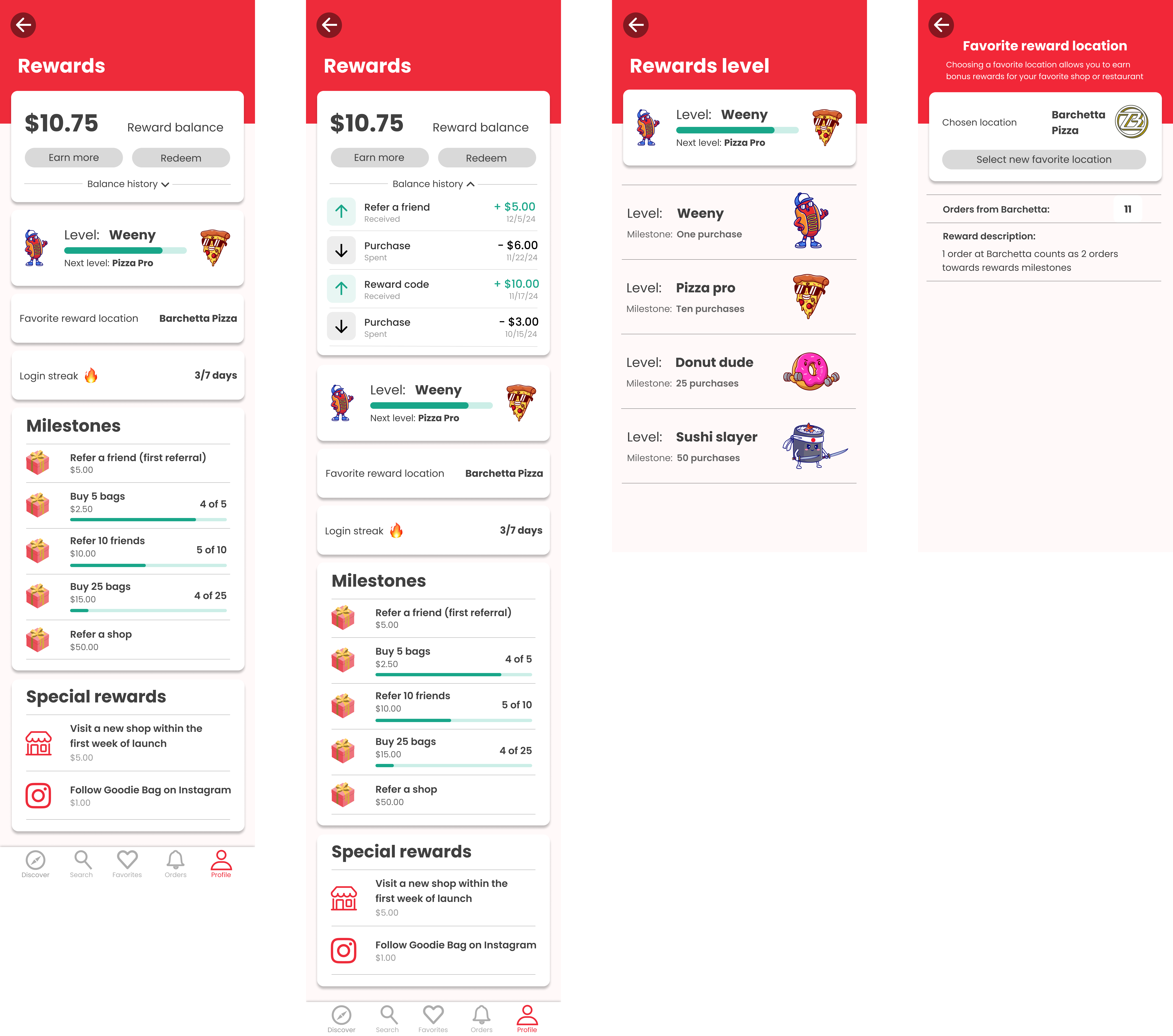 Low-fidelity wireframe