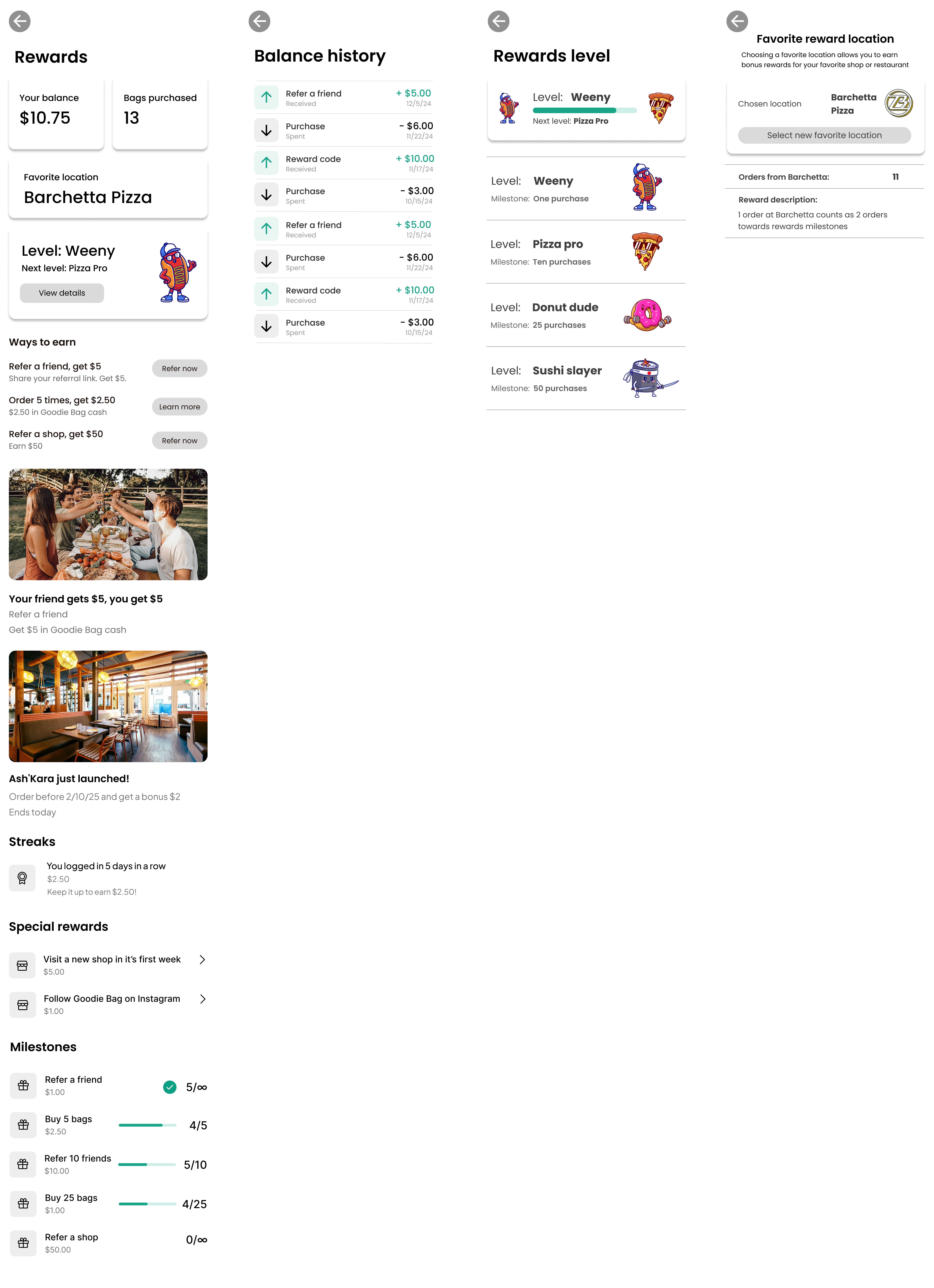 Low-fidelity wireframe